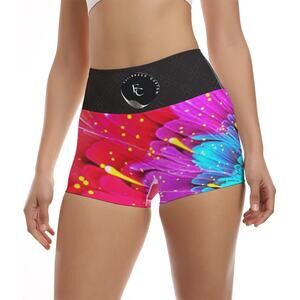 Kokorepublic  Print Women's Ultra-Short Yoga Shorts
